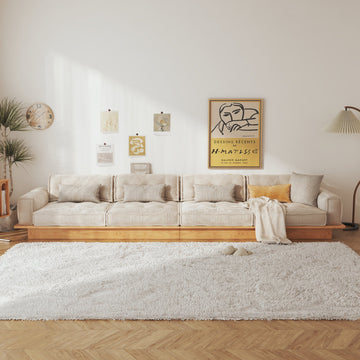 Velvet Sofa Combinable Multi-seater Bottom Drawer Design